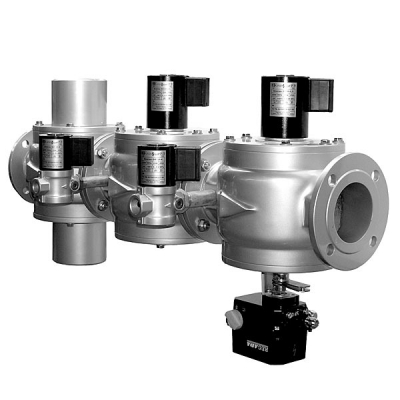 Блоки электромагнитных газовых клапанов